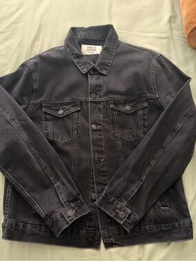 Men's Black Denim Jacket